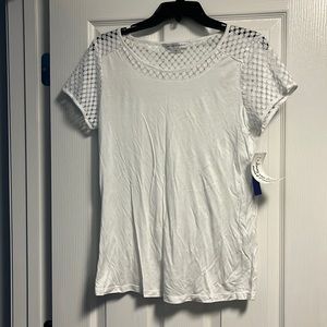 NWT White Lace Shirt